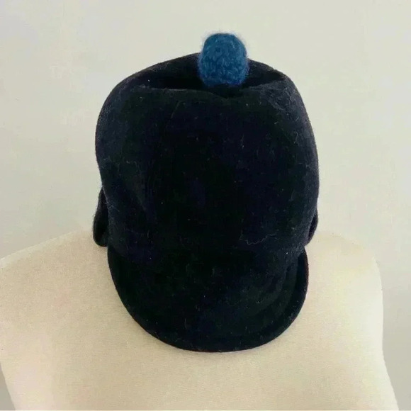Tsuyumi 100% Wool Navy Blue Hat - Picture 2 of 6